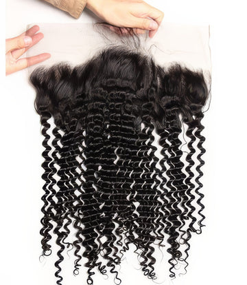 Premium Deep Curly Frontals