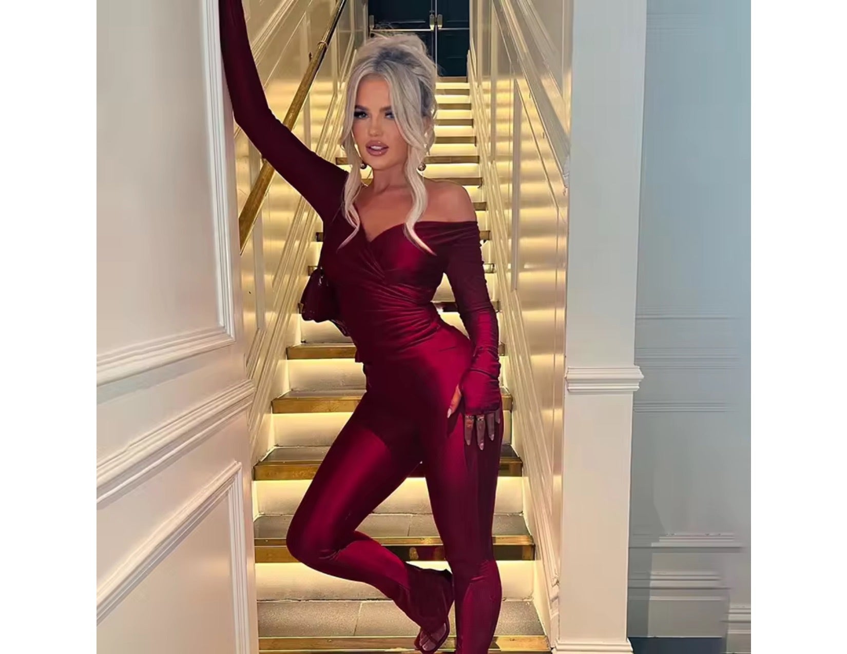 "CLASSY"  Bodycon Sexy Top And Pants Set